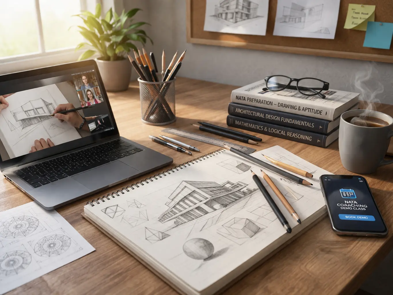 Modern architecture study workspace