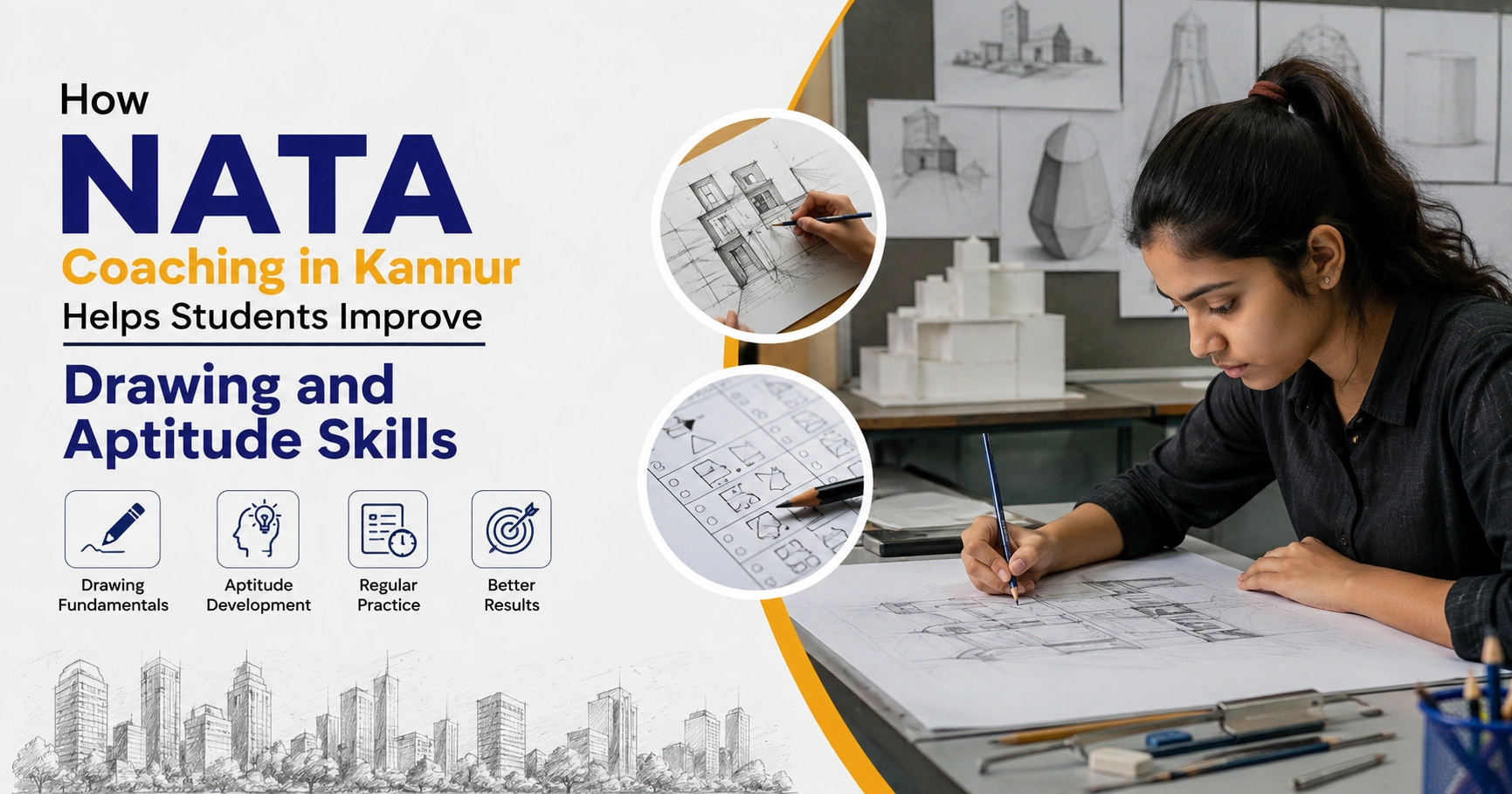 How NATA Coaching in Kannur Builds Drawing Skills Fast