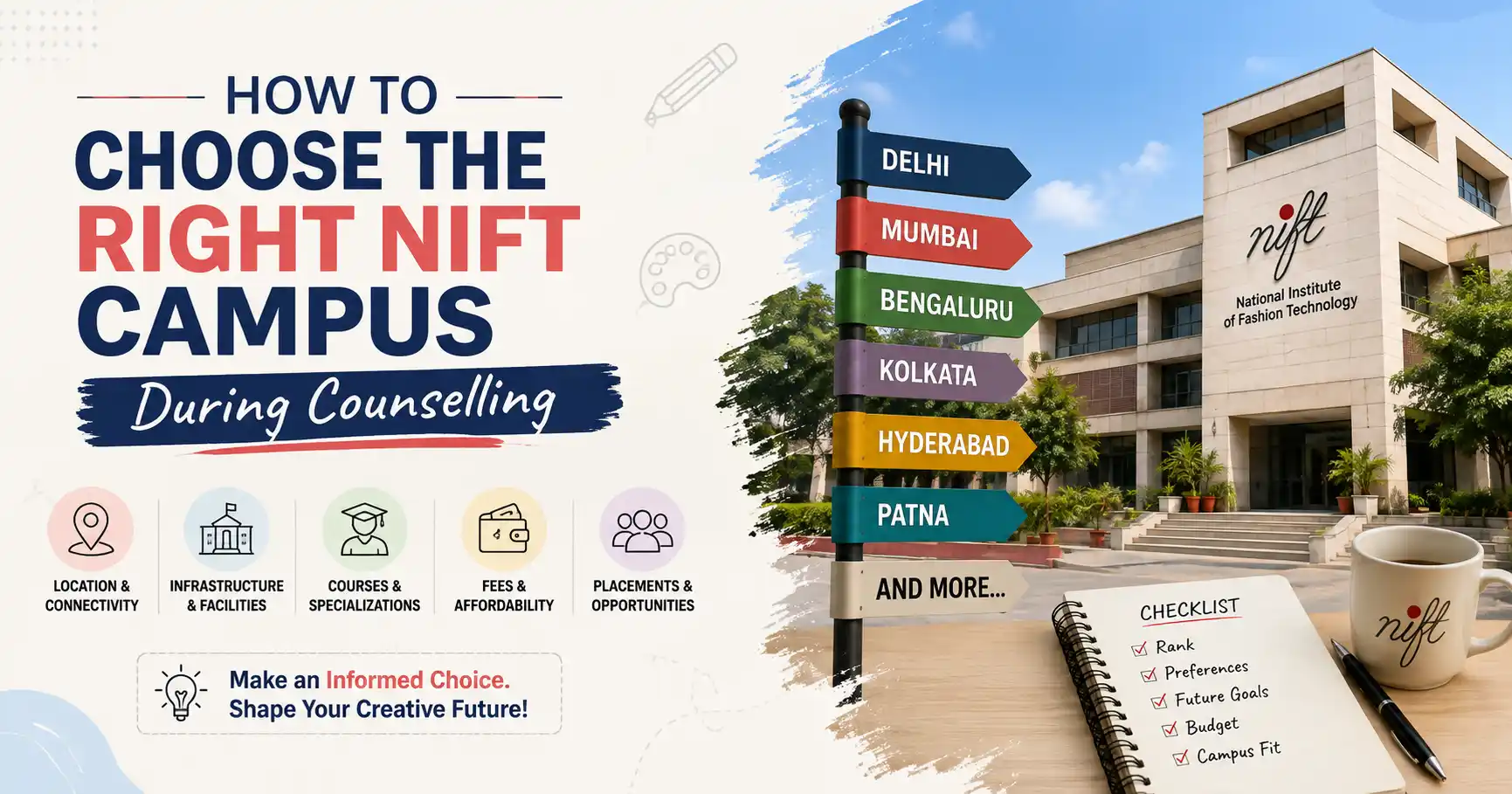 NIFT Campus Choice During Counselling